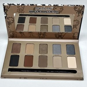 Eyeshadow palette natural okalan 10 shades